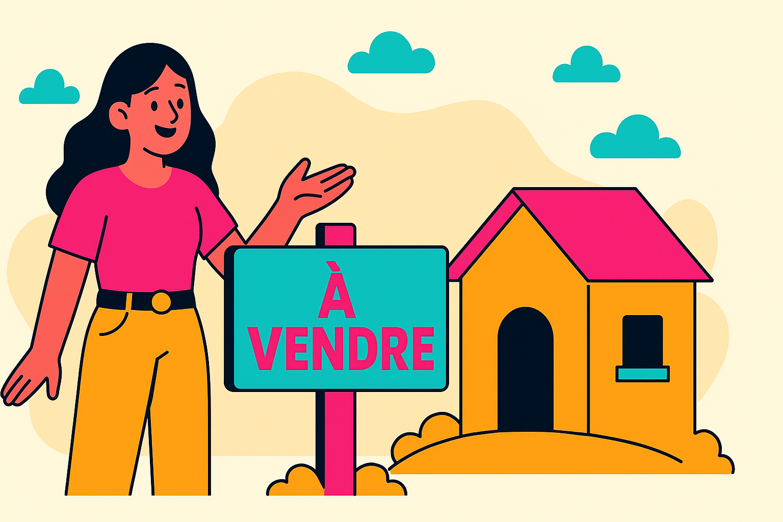 Illustration pour la base des agences immobilières