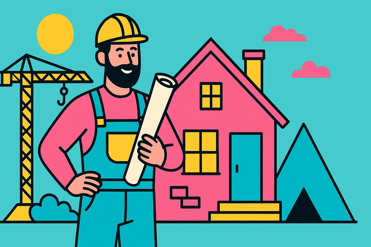 Illustration pour la base email 507 Constructeurs de maisons dans la région Brittany
