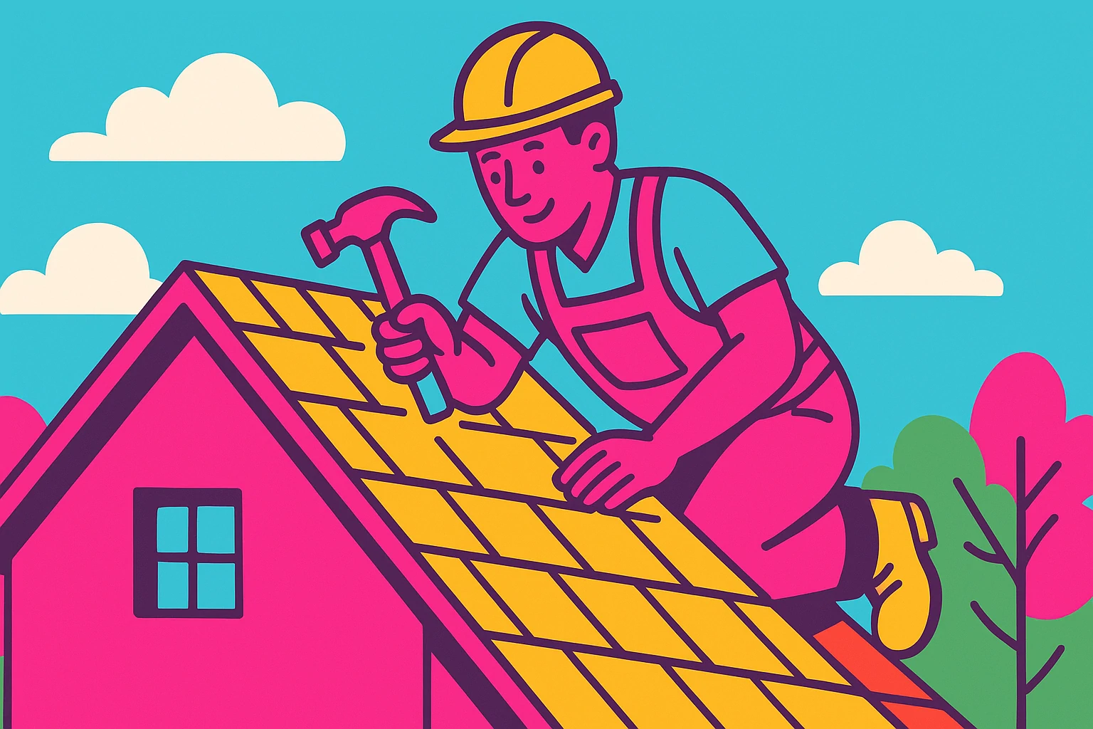 Illustration pour la base email 1366 Couvreurs dans la région Brittany