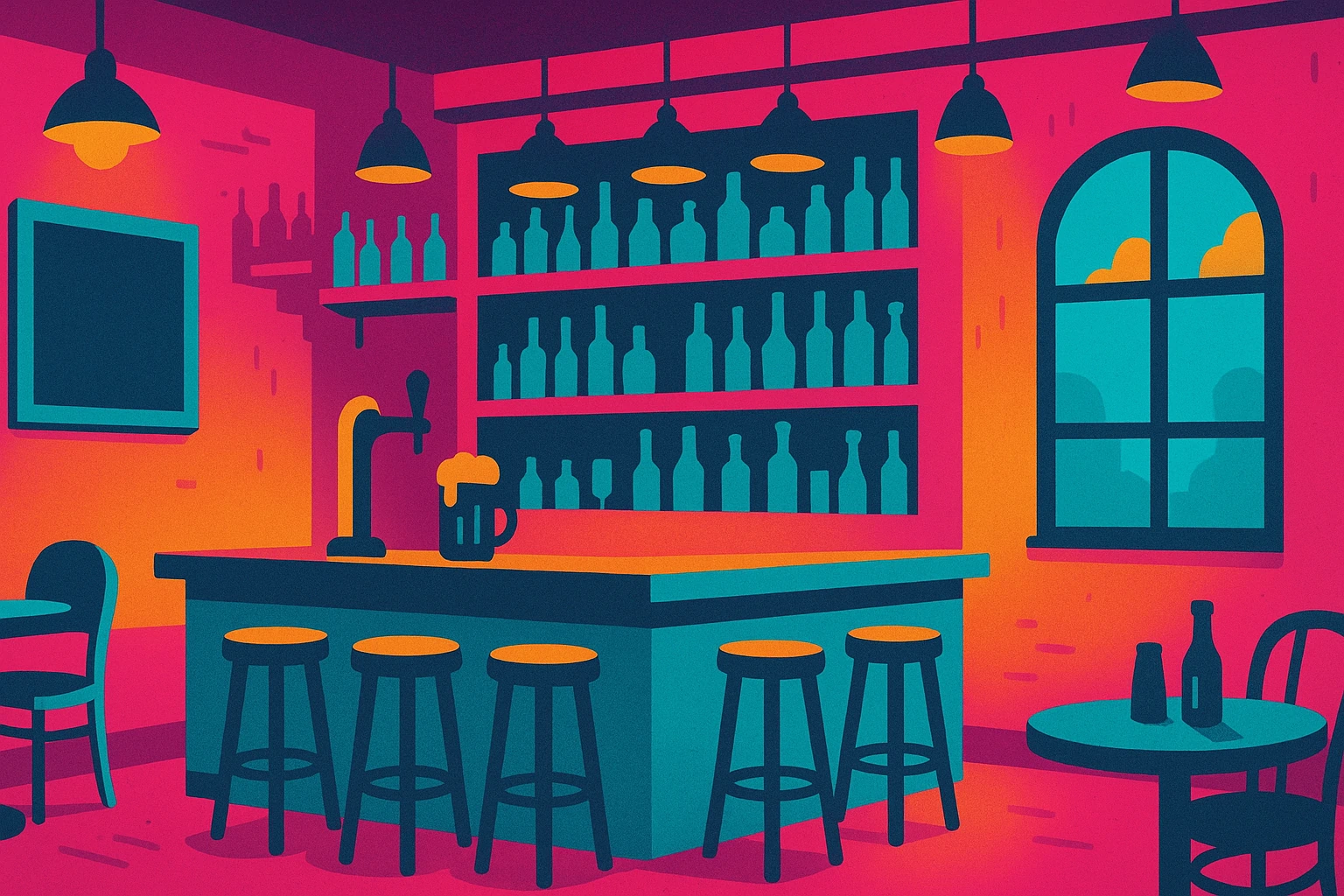 Illustration pour la base email 45536 Débits de boisson en France