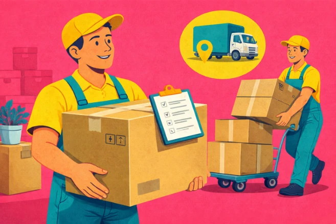 Illustration pour la base email 8304 Déménageurs en France