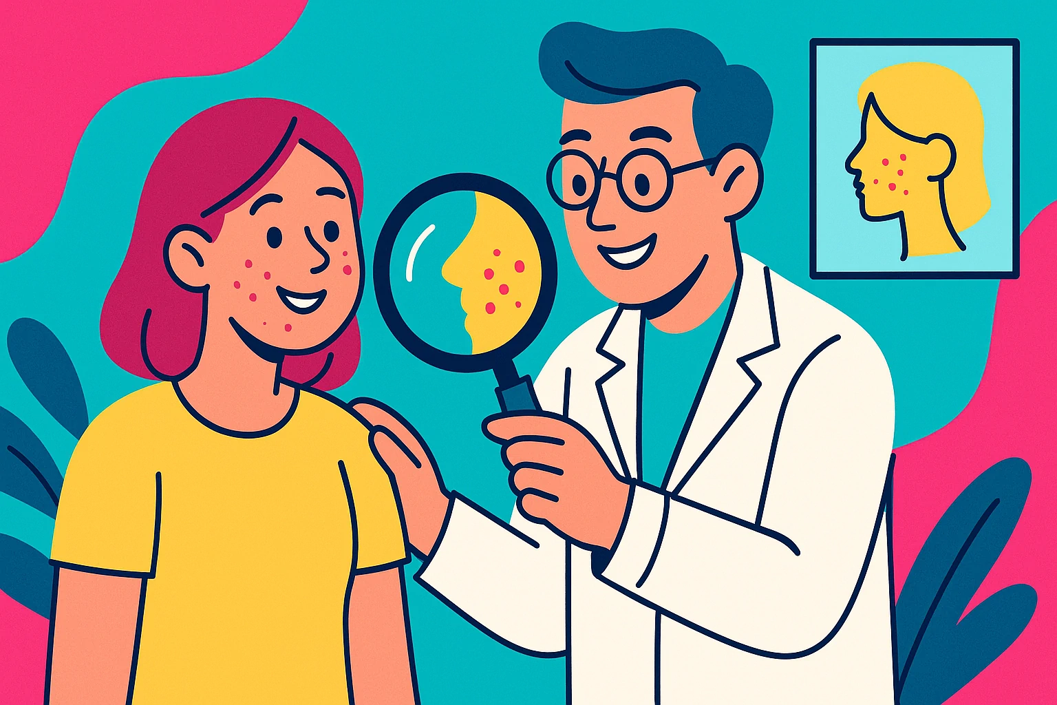Illustration pour la base email 735 Dermatologues dans la région Ile-de-France