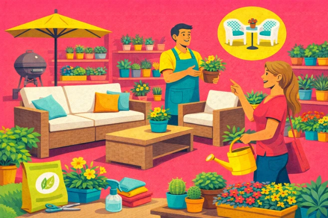 Illustration pour la base email 4991 Jardineries en France