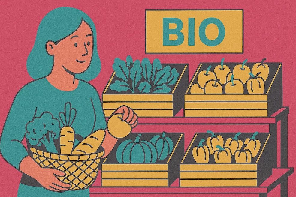 Illustration pour la base email 13503 Magasins bio en France