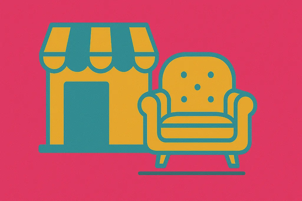 Illustration pour la base email 30020 Magasins de meubles et décoration en France