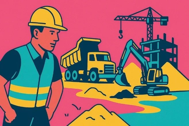 Illustration pour la base email 284497 BTP en France