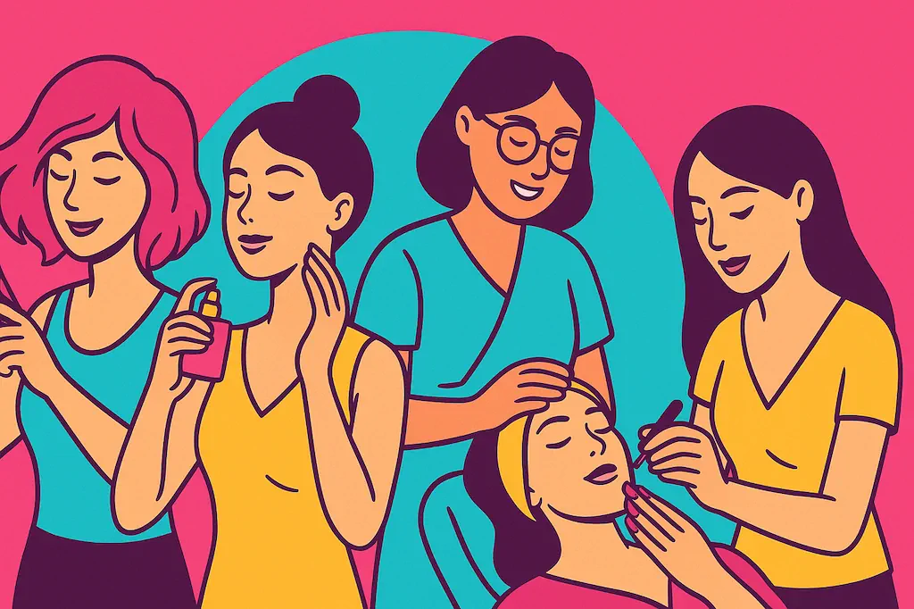 Illustration pour la base email 3659 Soins de beauté dans le département 83